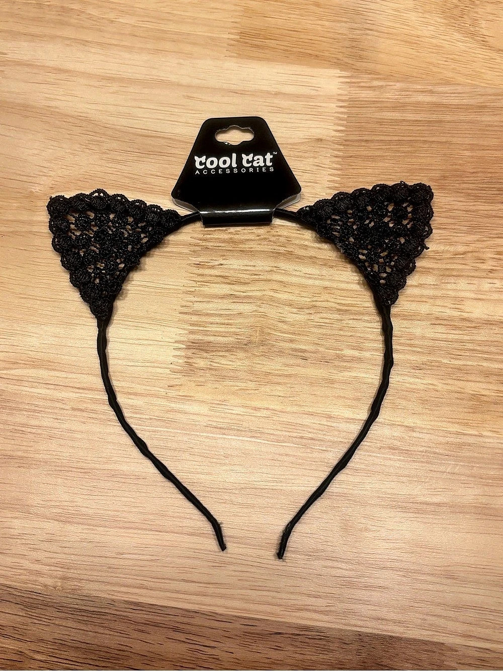 cool cat Ear Headband in Black NWT